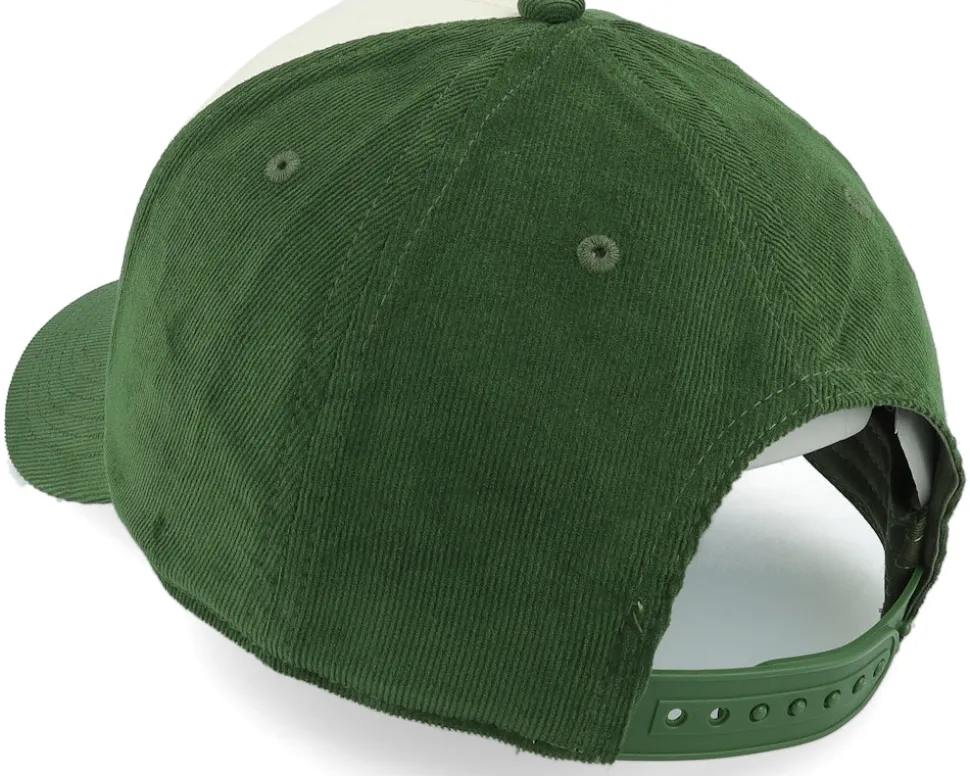 Vintage Chain Stitch Green/Ivory Adjustable - John Deere