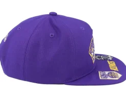 Vintage Hat Trick Purple Snapback - Mitchell & Ness