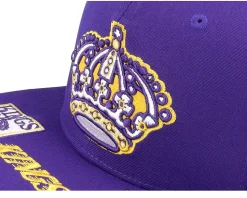 Vintage Hat Trick Purple Snapback - Mitchell & Ness