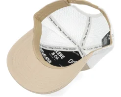 Vintage Industrial White/Beige Trucker - John Deere