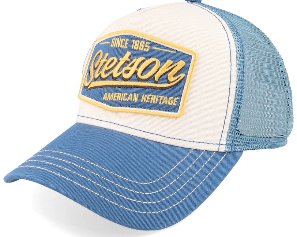 Vintage Mint/Off White A-Frame Trucker - Stetson