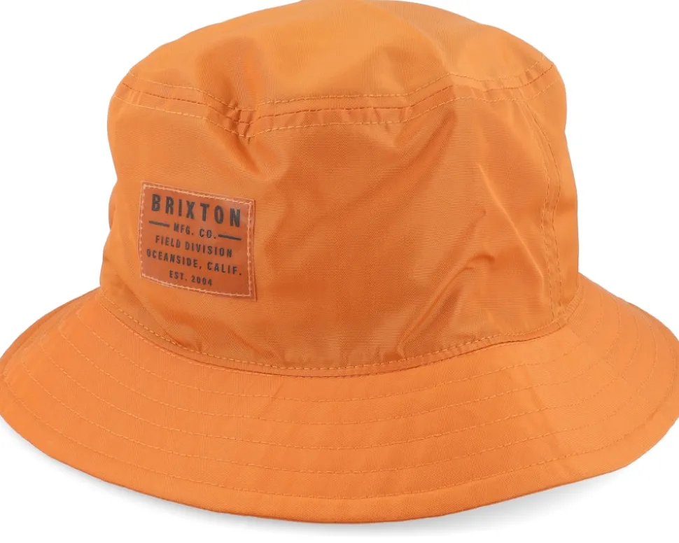 Vintage Nylon Packable Paradise Orange Bucket - Brixton