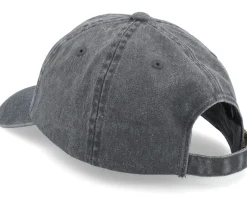 Vintage Washed Black A-Frame Dad Cap - Beechfield