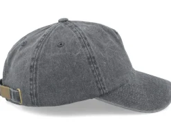 Vintage Washed Black A-Frame Dad Cap - Beechfield