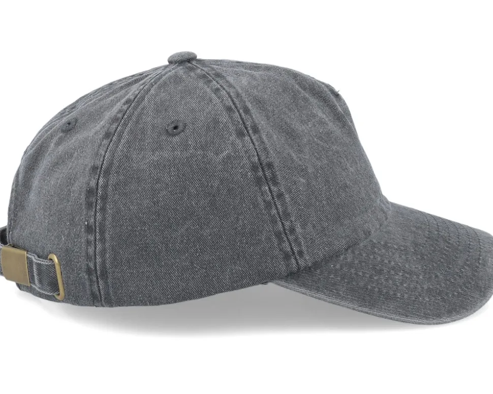 Vintage Washed Black A-Frame Dad Cap - Beechfield