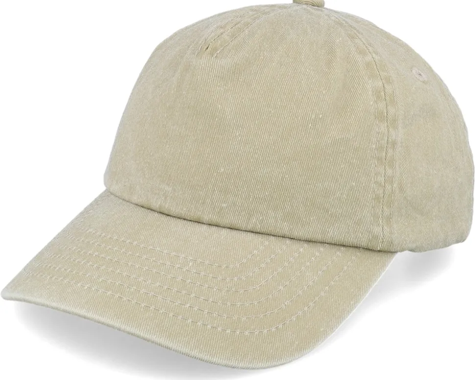 Vintage Washed Black A-Frame Dad Cap - Beechfield