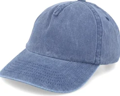 Vintage Washed Blue A-Frame Dad Cap - Beechfield