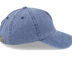Vintage Washed Blue A-Frame Dad Cap - Beechfield