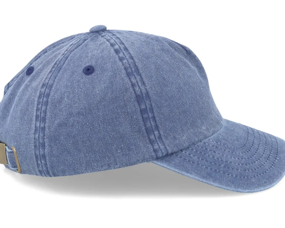 Vintage Washed Blue A-Frame Dad Cap - Beechfield