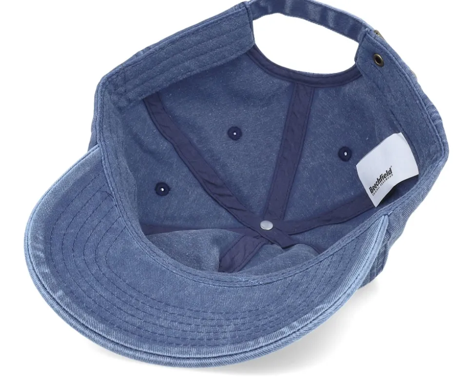 Vintage Washed Blue A-Frame Dad Cap - Beechfield