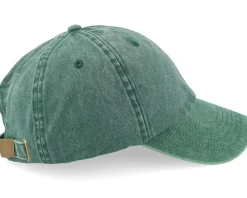 Vintage Washed Bottle Green Dad Cap - Beechfield