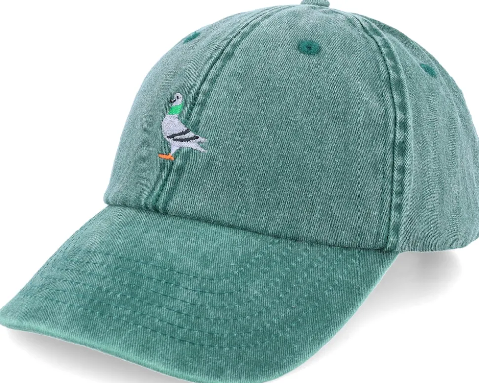 Vintage Washed Bottle Green Dad Cap - Iconic