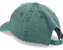 Vintage Washed Bottle Green A-Frame Dad Cap - Beechfield