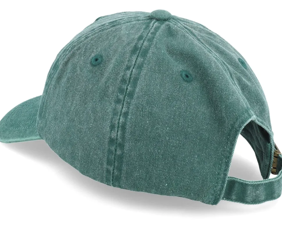 Vintage Washed Bottle Green A-Frame Dad Cap - Beechfield