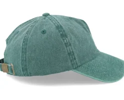 Vintage Washed Bottle Green A-Frame Dad Cap - Beechfield