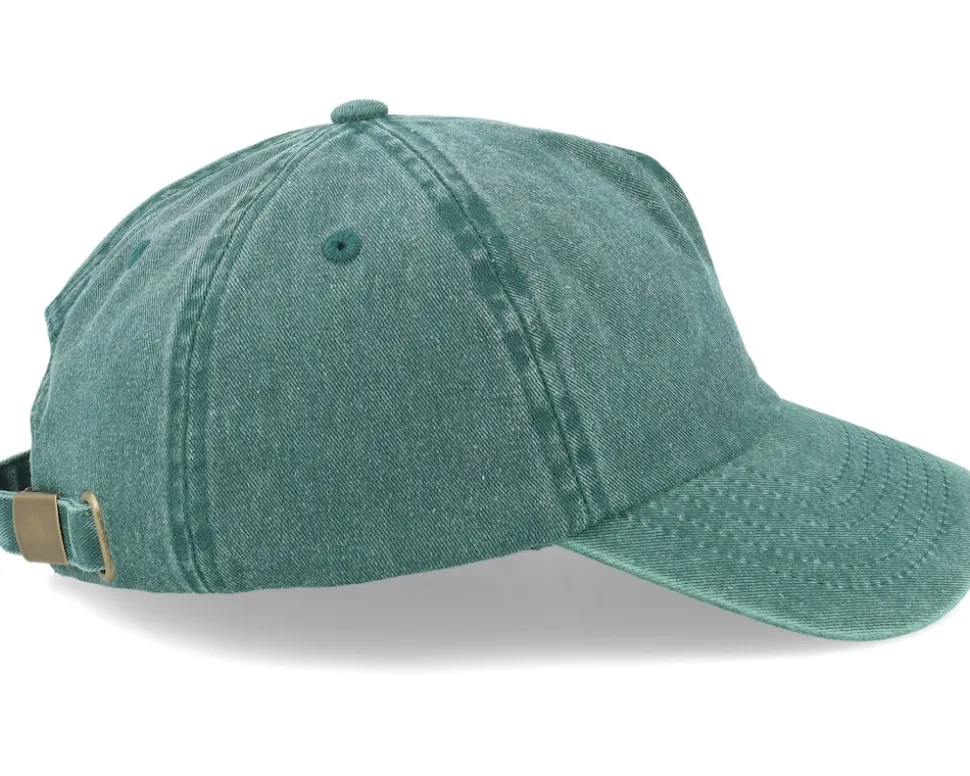 Vintage Washed Bottle Green A-Frame Dad Cap - Beechfield