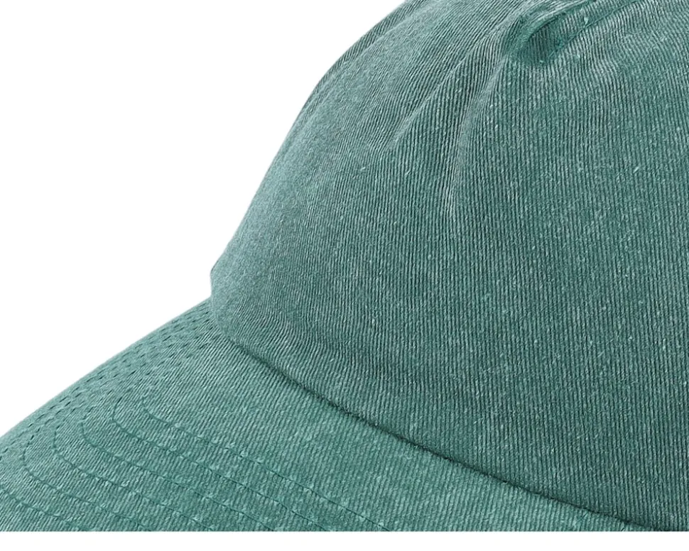 Vintage Washed Bottle Green A-Frame Dad Cap - Beechfield