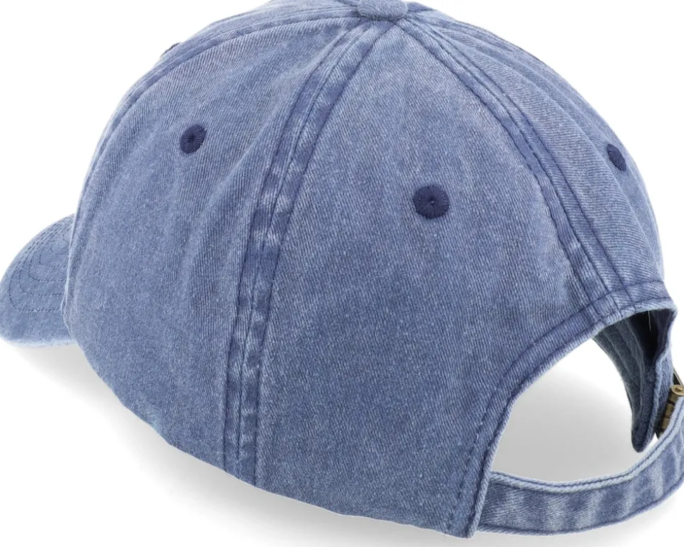 Vintage Washed Denim Blue Dad Cap - Beechfield