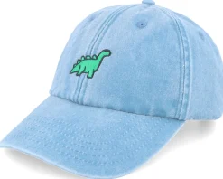 Vintage Washed Denim Light Blue Dad Cap - Iconic