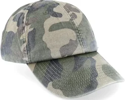 Vintage Washed Jungle Camo Dad Cap - Beechfield