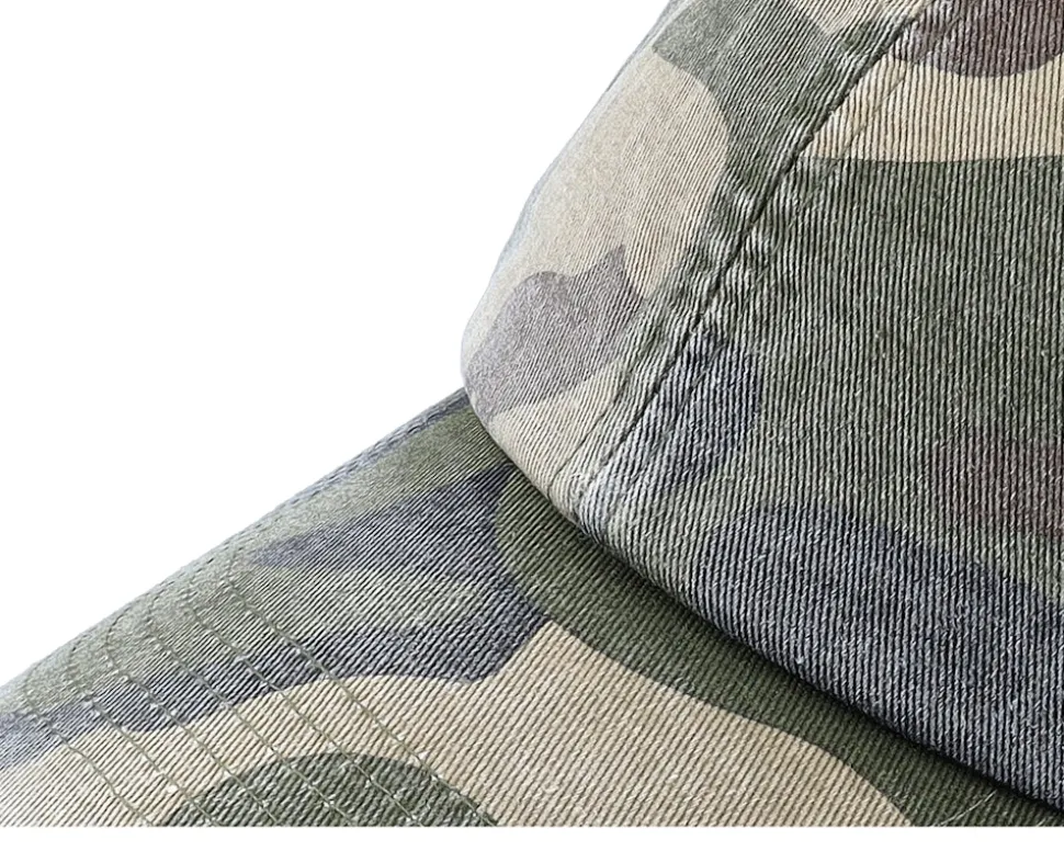 Vintage Washed Jungle Camo Dad Cap - Beechfield