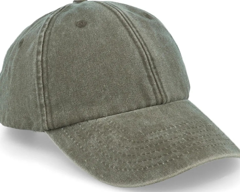 Vintage Washed Olive Dad Cap - Beechfield