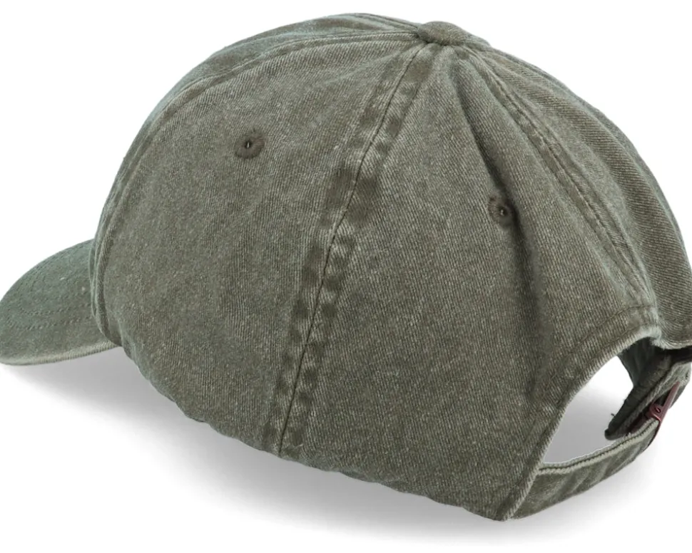 Vintage Washed Olive Dad Cap - Beechfield