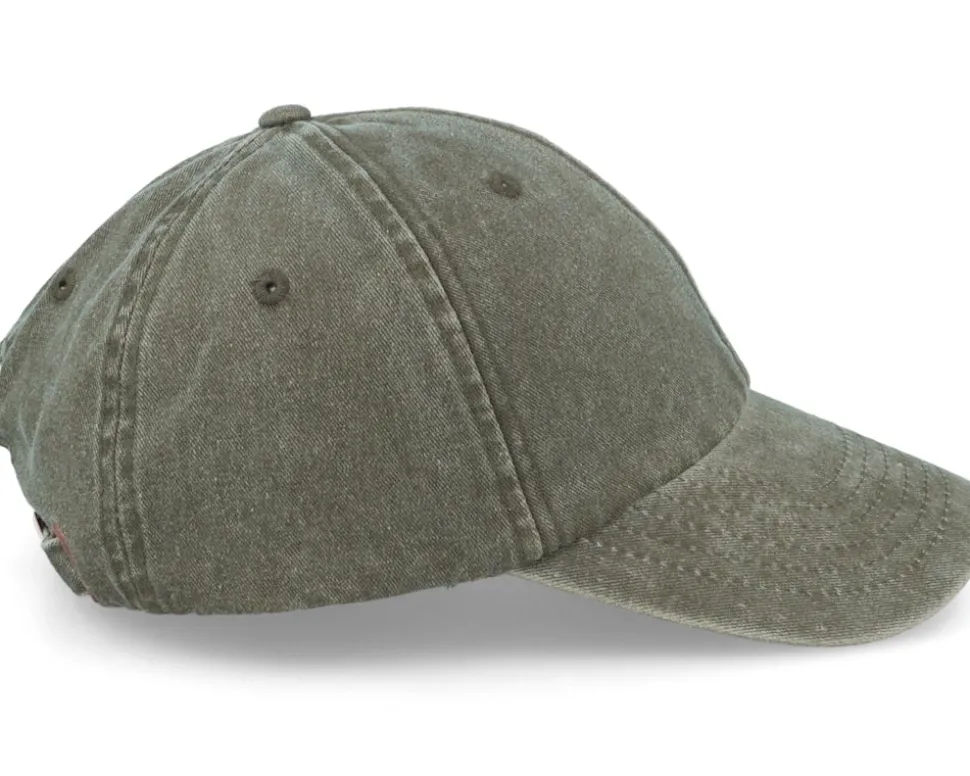 Vintage Washed Olive Dad Cap - Beechfield