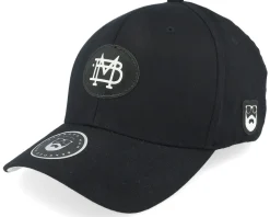 Vinyl Monogram Patch Black Flexfit - Bearded Man