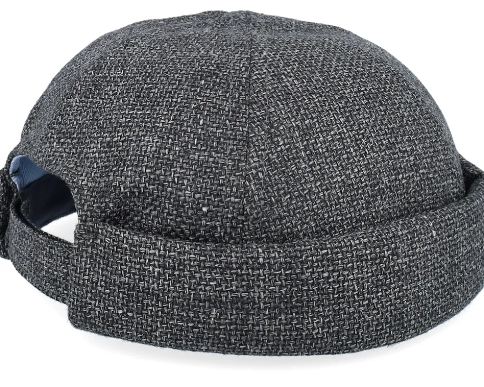 Virgin Wool/Linen Black Docker - Stetson