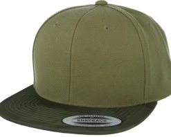 Visor Camo Olive Snapback - Yupoong