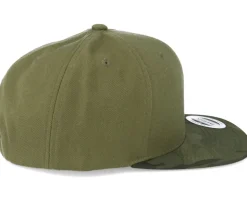 Visor Camo Olive Snapback - Yupoong