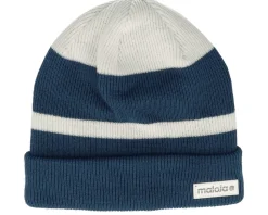Vittorio Knit Beanie Glacier Milk Multi Cuff - Maloja