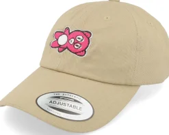 Vodoo Pink Teddy Khaki Dad Cap - Abducted