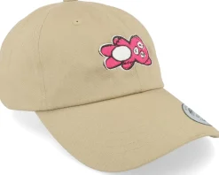 Vodoo Pink Teddy Khaki Dad Cap - Abducted