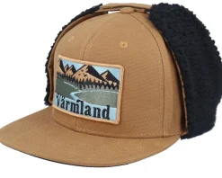 Värmland Canvas Flatbrim Caramel/Black Earflap - Wild Spirit