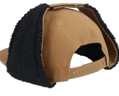 Värmland Canvas Flatbrim Caramel/Black Earflap - Wild Spirit