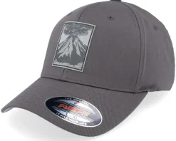 Vulcano Grey Patch Dark Grey Flexfit - Wild Spirit