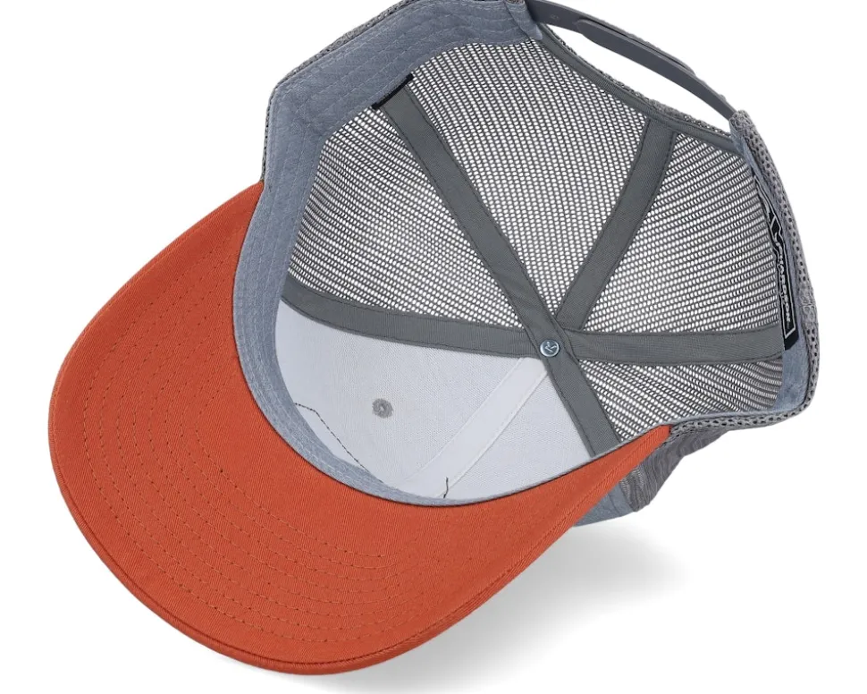 Vulcano Heather Grey/Charcoal/Dark Orange Trucker - Wild Spirit
