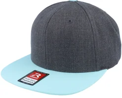 510w Combination Heather Charcoal/Blue Tint Snapback - Richardson
