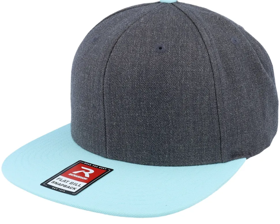510w Combination Heather Charcoal/Blue Tint Snapback - Richardson