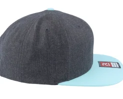 510w Combination Heather Charcoal/Blue Tint Snapback - Richardson