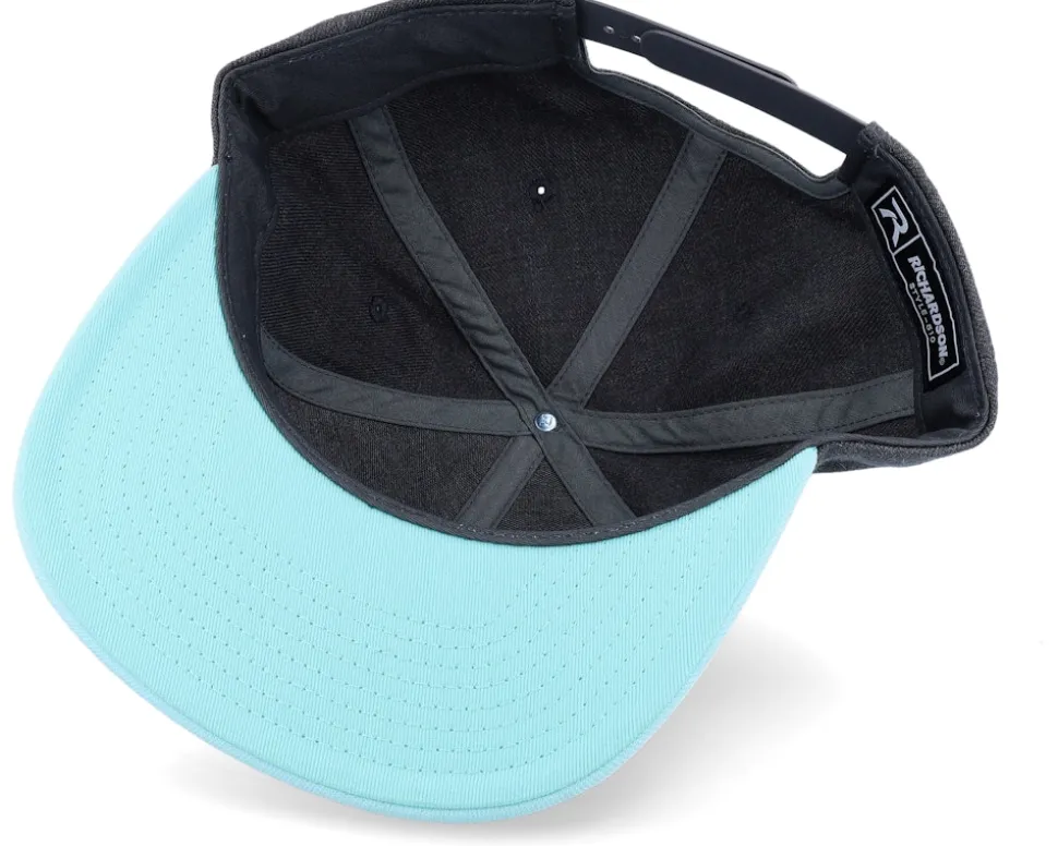 510w Combination Heather Charcoal/Blue Tint Snapback - Richardson