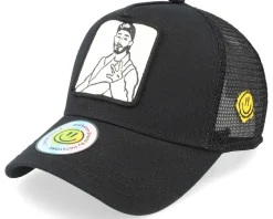 W Sign Boy Patch Black Trucker - Lucid Smile