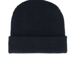 Waffle Beanie Jet Black Cuff - Lyle & Scott