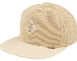 Waffle Corduroy Beige Snapback - Djinns