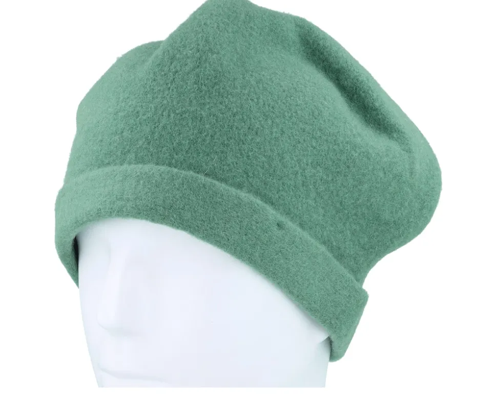 Walk Beret Pine Green Beanie - Seeberger