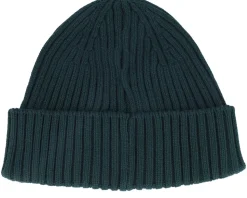 Walter Cotton Rib Beanie Pine Green - Les Deux