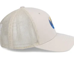 Wanderlust Logo Khaki Trucker - Wild Spirit