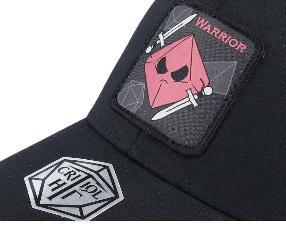 Warrior Box Patch Black Flexfit - Critiql Hit